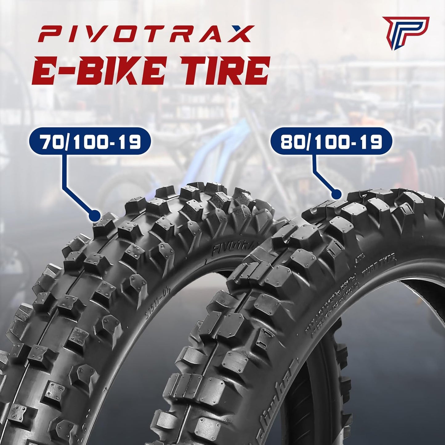 KC Kilowattclimber E-Bike Tire Position: Front and Rear Compatible with Surron X260, Talaria Sting MX, L1E, Sur Ron, Segway Electric Dirt Bike Eride Pro