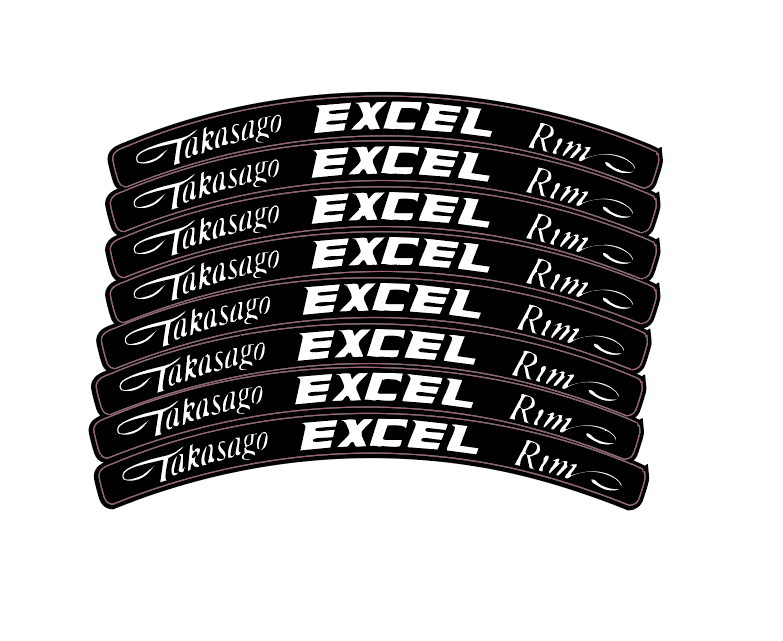 Excel Rim Decals